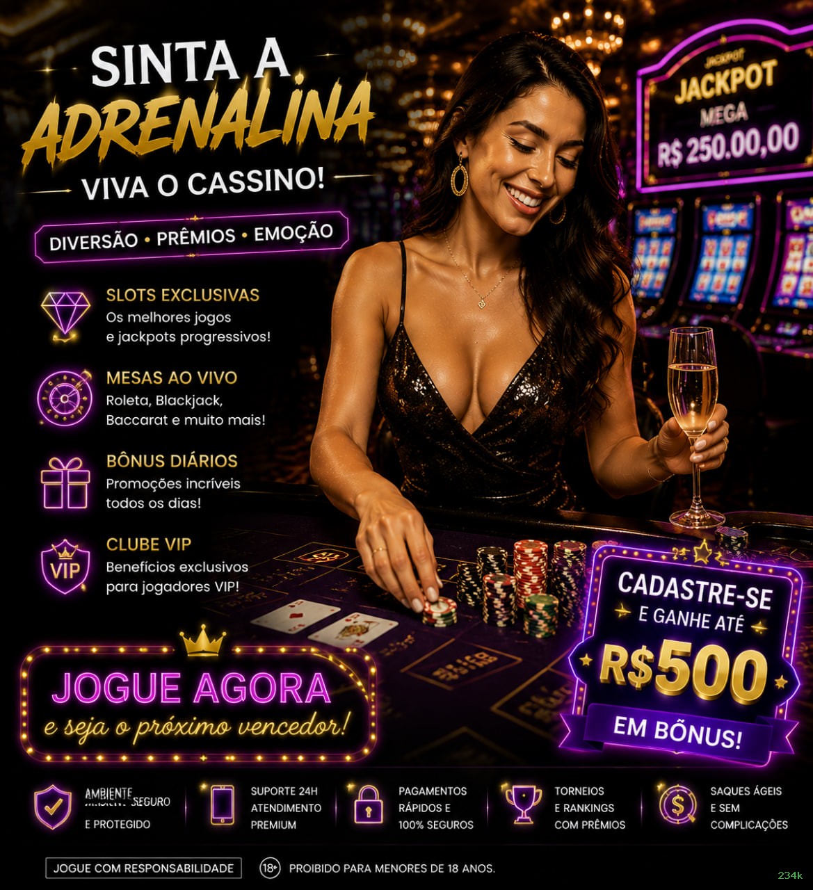 Slots com prêmios 234k